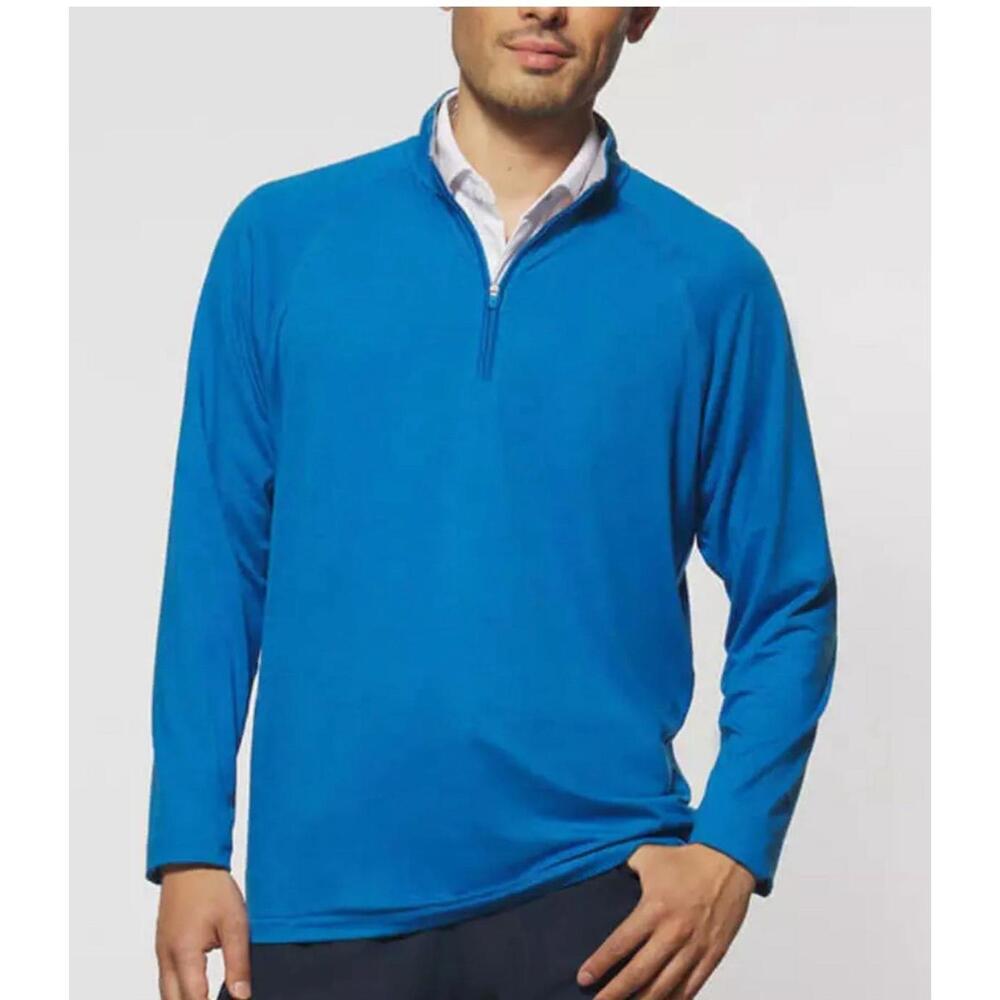 JOHNNIE-O FREEBORNE Pipeline PERFORMANCE 1/4 ZIP PULLOVER GOLF SHIRT BLUE S NWT